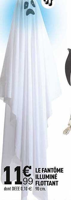 le fantôme illuminé flottant