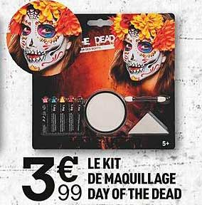 le kit de maquillage day of the dead