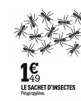 le sachet d'insectes