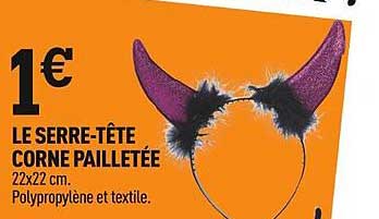 le serre-tête corne pailletée