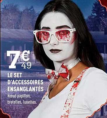 le set d'accessoires ensanglantés