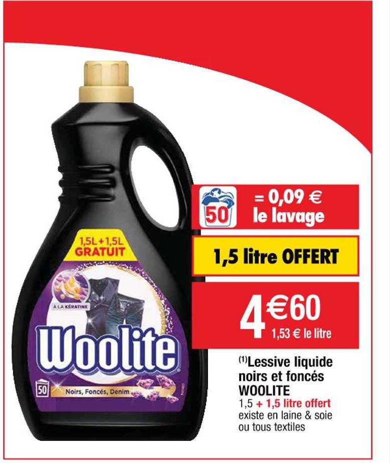 Lessive Liquide Noirs Et Foncés Woolite