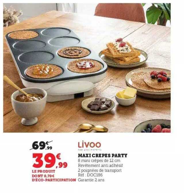 Maxi Crêpes Party Livoo