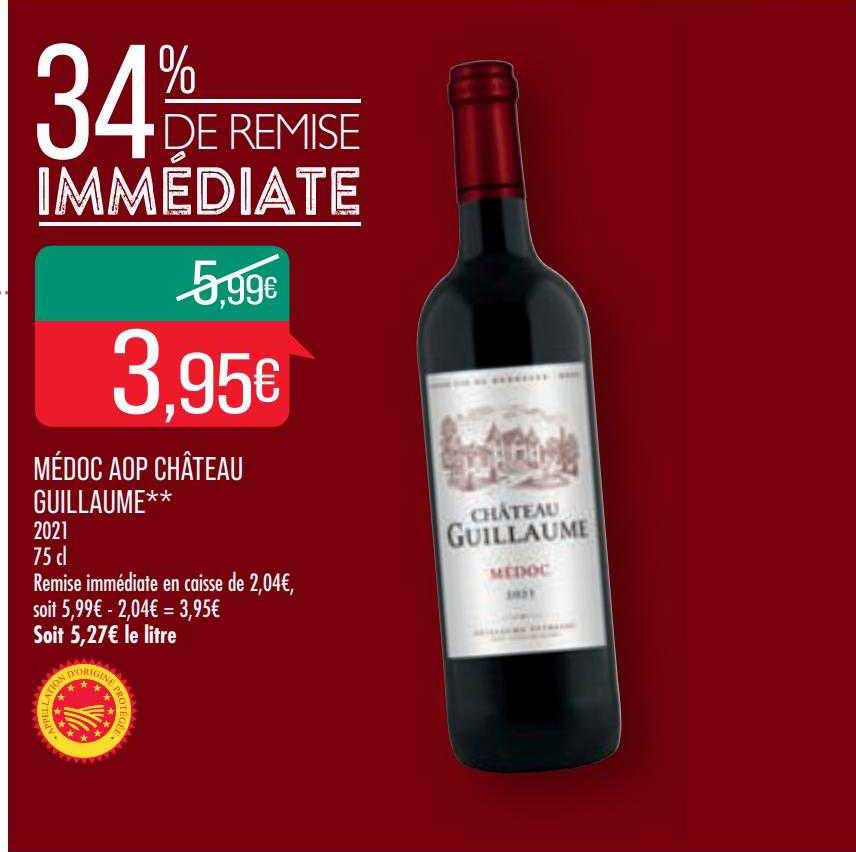 médoc aop château guillaume