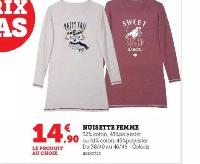 Nuisette Femme