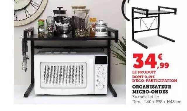 organisateur micro-ondes