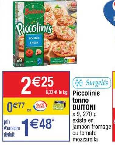 piccolinis tonno buitoni