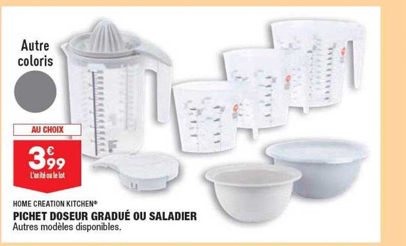 pichet doseur gradué ou saladier home création kitchen
