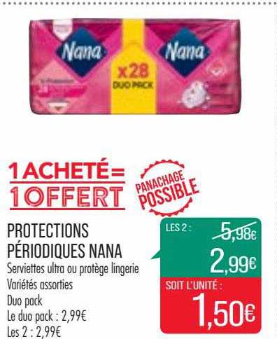protections périodiques nana