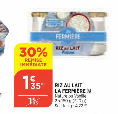 Riz Au Lait La Fermière