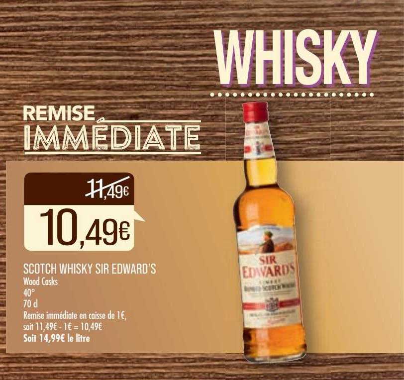 scotch whisky sir edward's