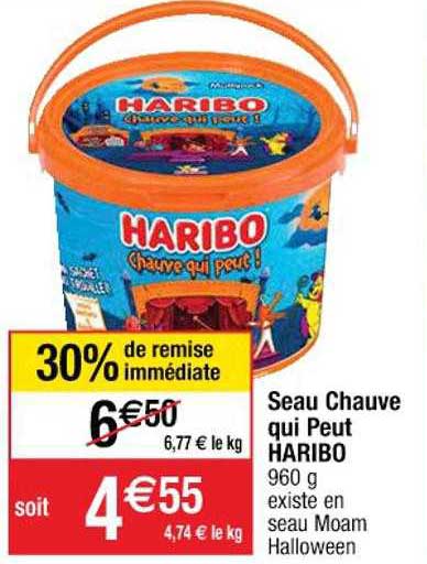 seau chauve qui peut haribo