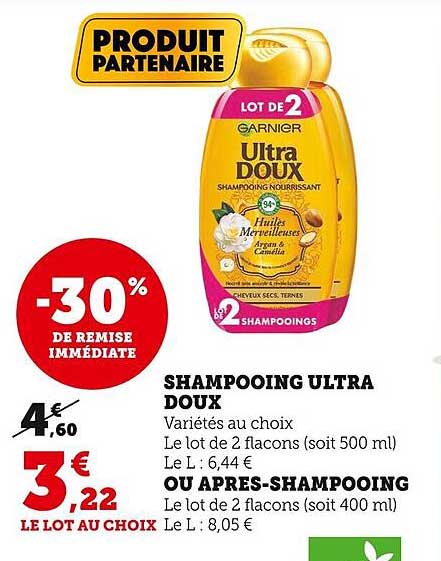 shampooing ultra doux ou après-shampooing
