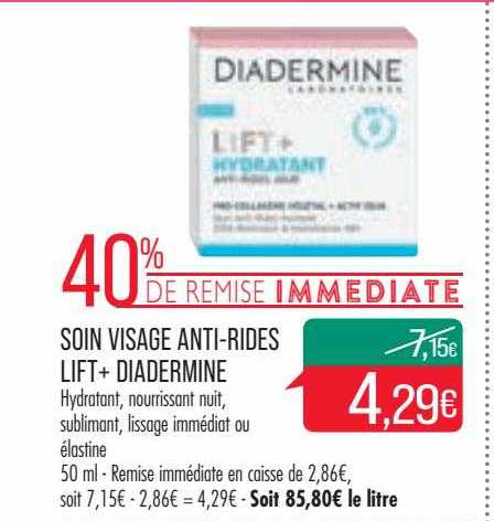 soin visage anti-rides lift+ diadermine