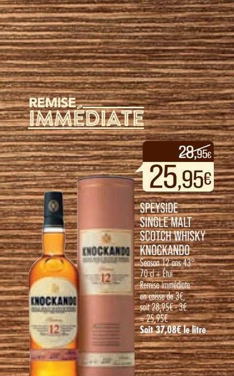 speyside single malt scotch whisky knockando