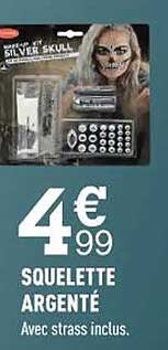 squelette argenté