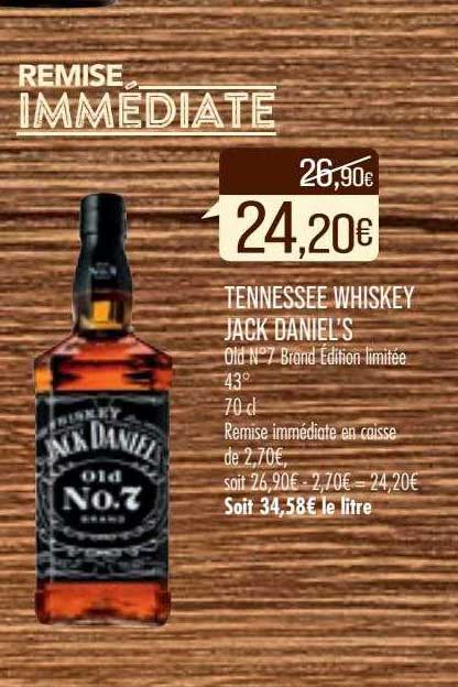 tennesse whiskey jack daniel's