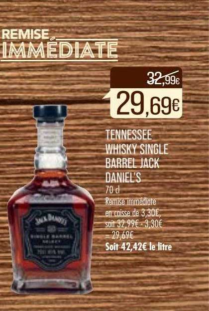 tennessee whisky single barrel jack daniel's