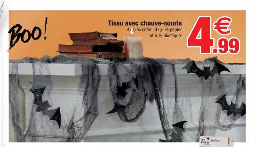 Tissu Avec Chauve-souris