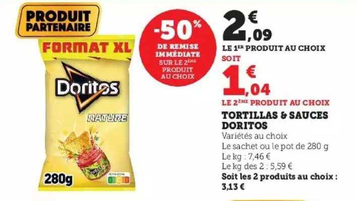 Tortillas & Sauces Doritos