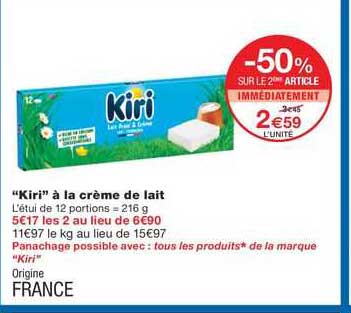 "kiri" à La Crème De Lait