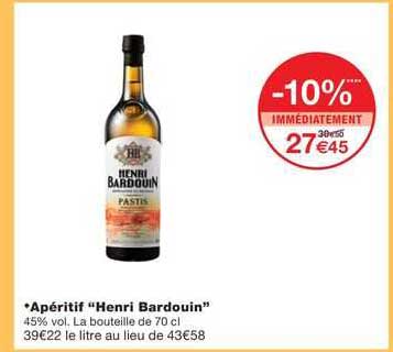 apéritif "henri bardouin"
