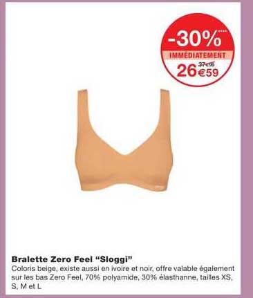 bralette zéro feel "sloggi"