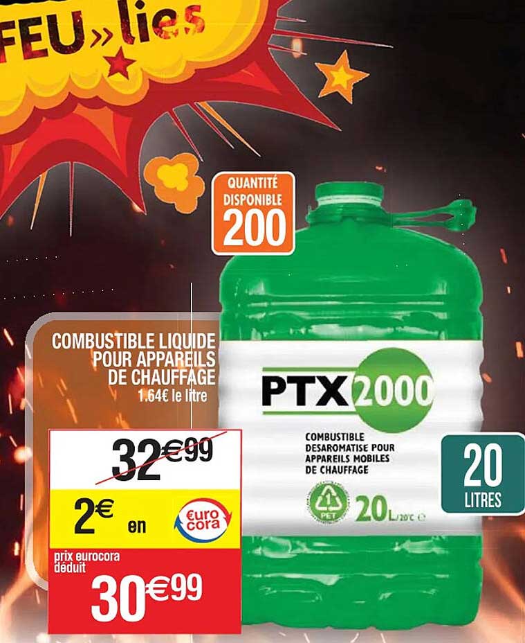combustible liquide pour appareils de chauffage