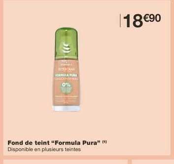 fond de teint "formula pura"
