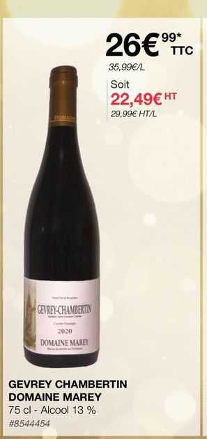 gevrey chambertin domaine marey