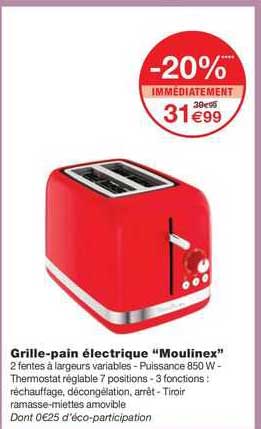 grille-pain électrique "moulinex"
