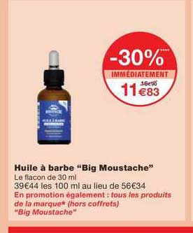 huile à barbe "big moustache"