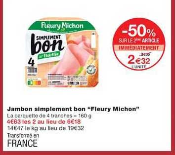 jambon simplement bon "fleury michon"