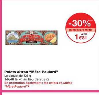 palets citron "mère poulard"