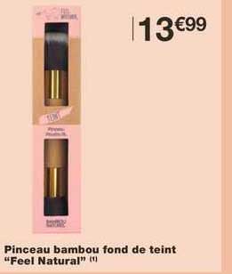 pinceau bambou fond de teint "feel natural"