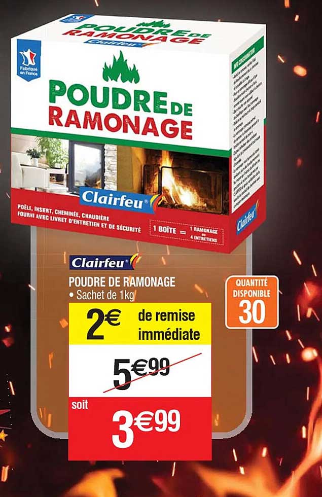 Poudre De Ramonage Clairfeu
