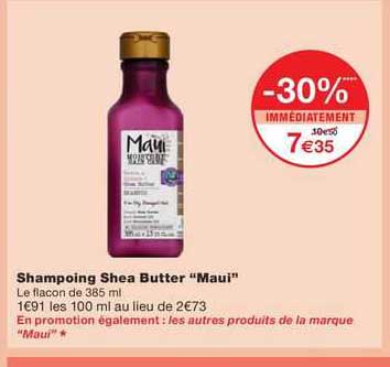 shampoing shea butter "maui"