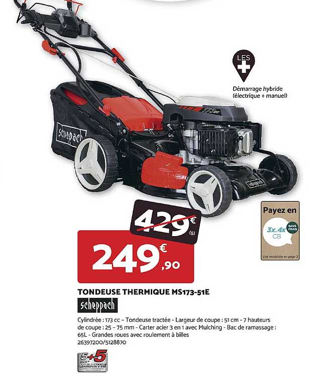 Tondeuse A Gazon Bricomarche