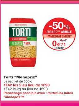 Torti "monoprix"