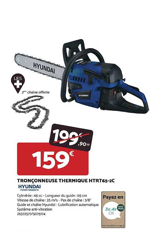 Tronçonneuse Thermique Htrt6b-2c Hyundai