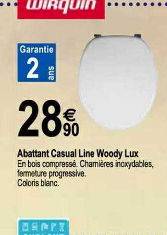 abattant casual line woody lux