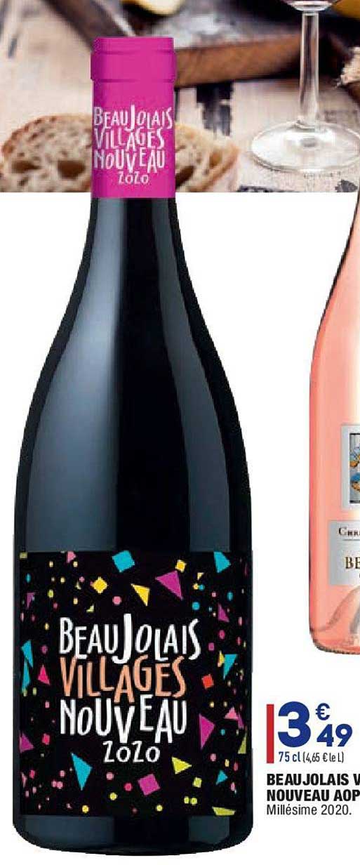 beau jolais villages nouveau aop