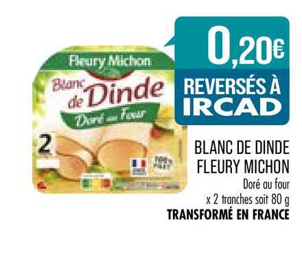 blanc de dinde fleury michon
