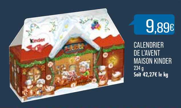 calendrier de l'avent maison kinder