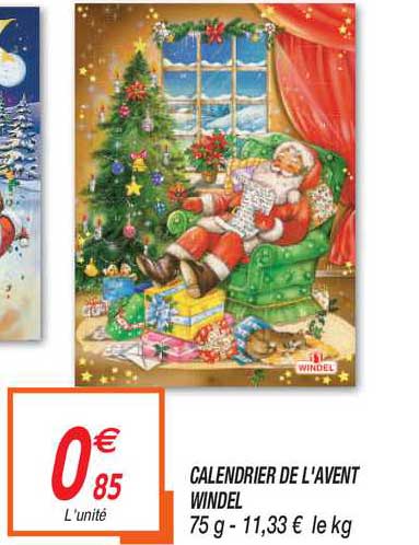calendrier de l'avent windel