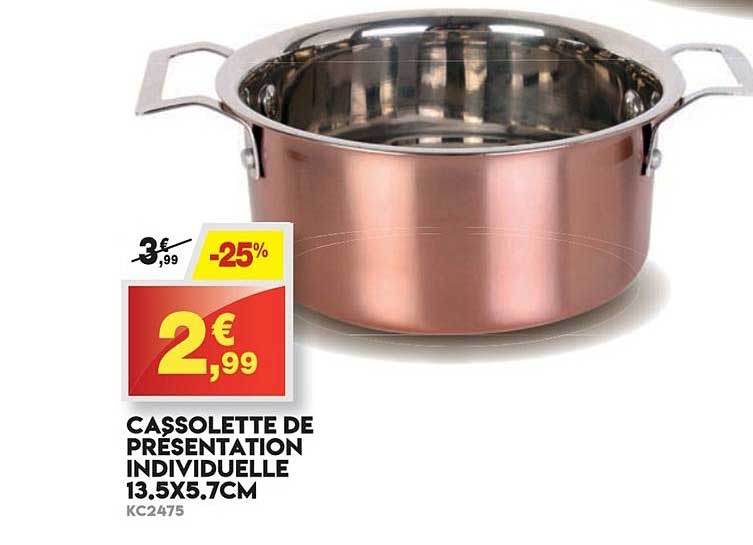 Cassolette De Présentation Individuelle 13.5x5.7cm