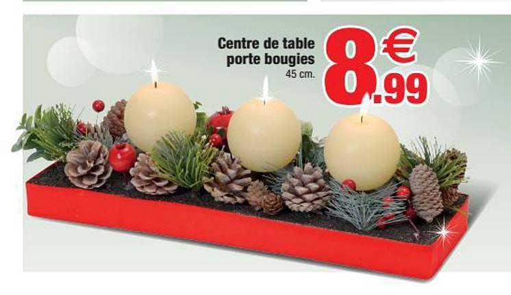 Centre De Table Porte Bougies
