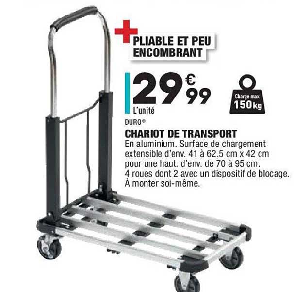 chariot de transport duro