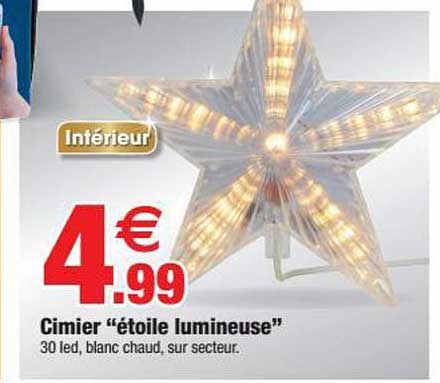 cimier étoile lumineuse