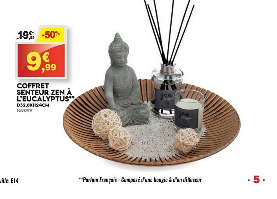 coffret senteur zen à l'eucalyptus